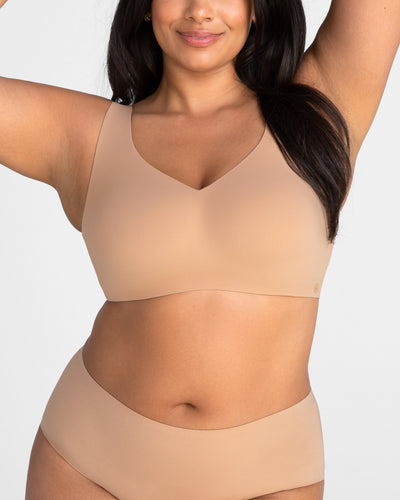 SoftForm Bra shown in Sand