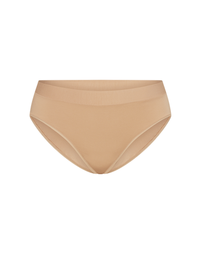 BlissWear Mid-Rise Brief shown in Sand