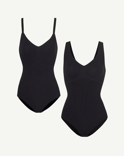Cami Bodysuit + Tank Bodysuit Bundle shown in Vamp / Vamp