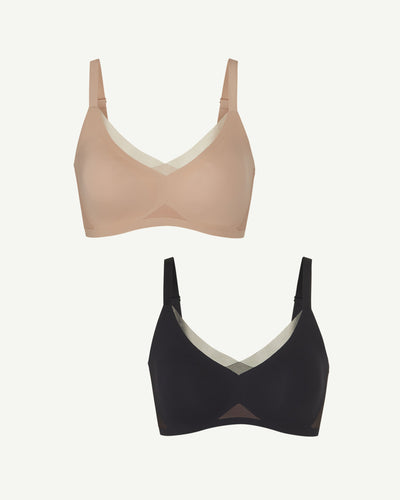 CrossOver Bra Bundle shown in Sand / Runway