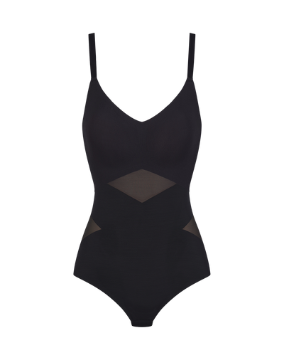 Cami Thong Bodysuit shown in Runway