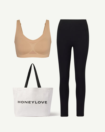 Ready, Sweat, Go Bundle shown in Sand / Jet Black / White Canvas