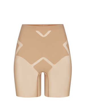 MeshSculpt Mid-Waist Short shown in Sand