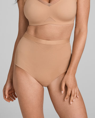 SuperPower Mid-Waist Brief shown in Sand