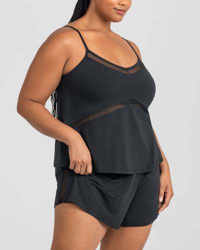 BlissWear Cami shown in Midnight