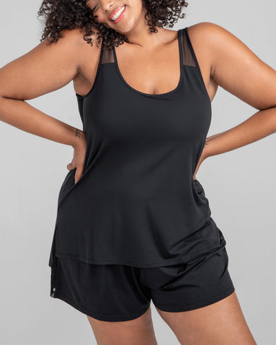 BlissWear Tank shown in Midnight