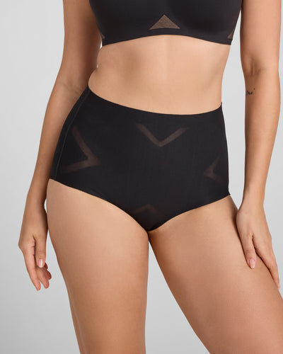 MeshSculpt Mid-Waist Brief shown in Vamp