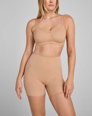 MeshSculpt Mid-Waist Short shown in Sand